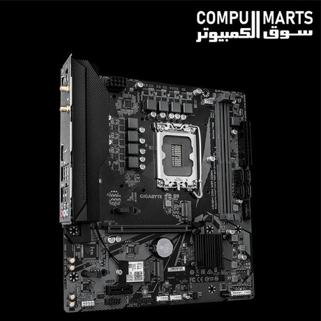 GIGABYTE H610M D3H WIFI DDR4 motherboard with LGA1700 CPU socket and DDR4 memory support