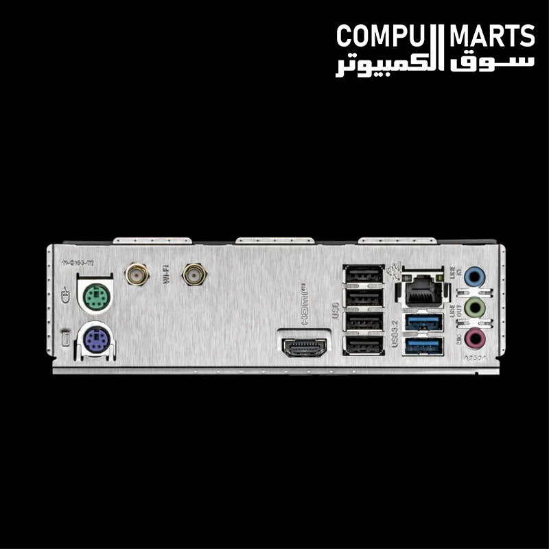 GIGABYTE H610M D3H WIFI DDR4 motherboard with two M.2 connectors and four SATA 6Gb/s connectors