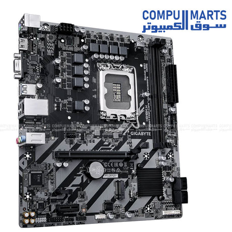 IGABYTE H810M H featuring PCIe 4.0 x16 slot, M.2 NVMe storage, and HDMI 2.1 output
