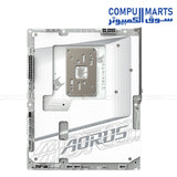GIGABYTE X870 AORUS STEALTH ICE – White AM5 motherboard – DDR5 OC 8200+ MT/s – PCIe 5.0 x16 – Wi‑Fi 7 & 5 GbE LAN – 4× M.2 SSD slots
