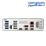 GIGABYTE X870 AORUS STEALTH ICE – White AM5 motherboard – DDR5 OC 8200+ MT/s – PCIe 5.0 x16 – Wi‑Fi 7 & 5 GbE LAN – 4× M.2 SSD slots
