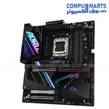 GIGABYTE E-ATX motherboard featuring DDR5 support up to 8800 MT/s OC, dual 10GbE LAN and four M.2 slots