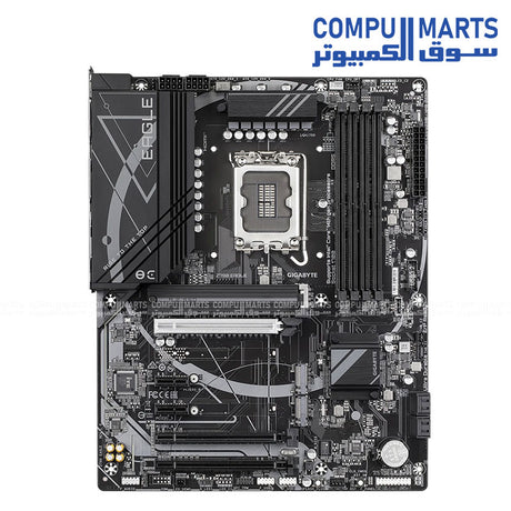 GIGABYTE Z790 EAGLE AX rev.1.0 – DDR5 Overclocking up to 7600+ MT/s – PCIe 5.0 x16 – Wi‑Fi 6E + Bluetooth 5.3 – 2.5GbE LAN – USB‑C 10 Gb/s
