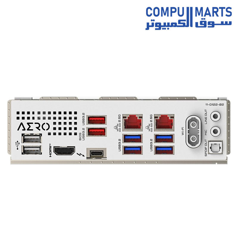 GIGABYTE Z890 AERO G Intel LGA 1851, ATX, 4xDDR5, 5xM.2, PCIe 5.0, WIFI7, Dual 2.5Gbe LAN Motherboard