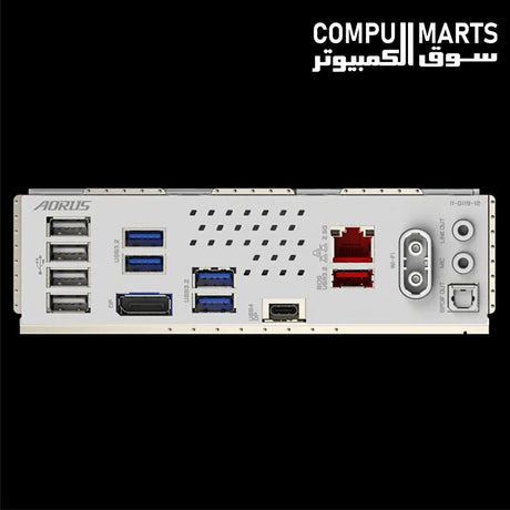 White GIGABYTE Z890M AORUS ELITE WIFI7 ICE motherboard featuring Wi-Fi 7 and Bluetooth 5.4