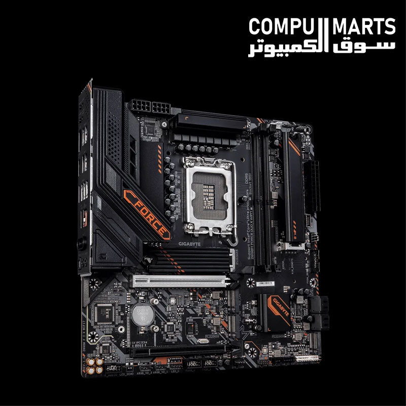 GIGABYTE Z890M FORCE DUO X WIFI7 Micro ATX motherboard with PCIe 5.0 support