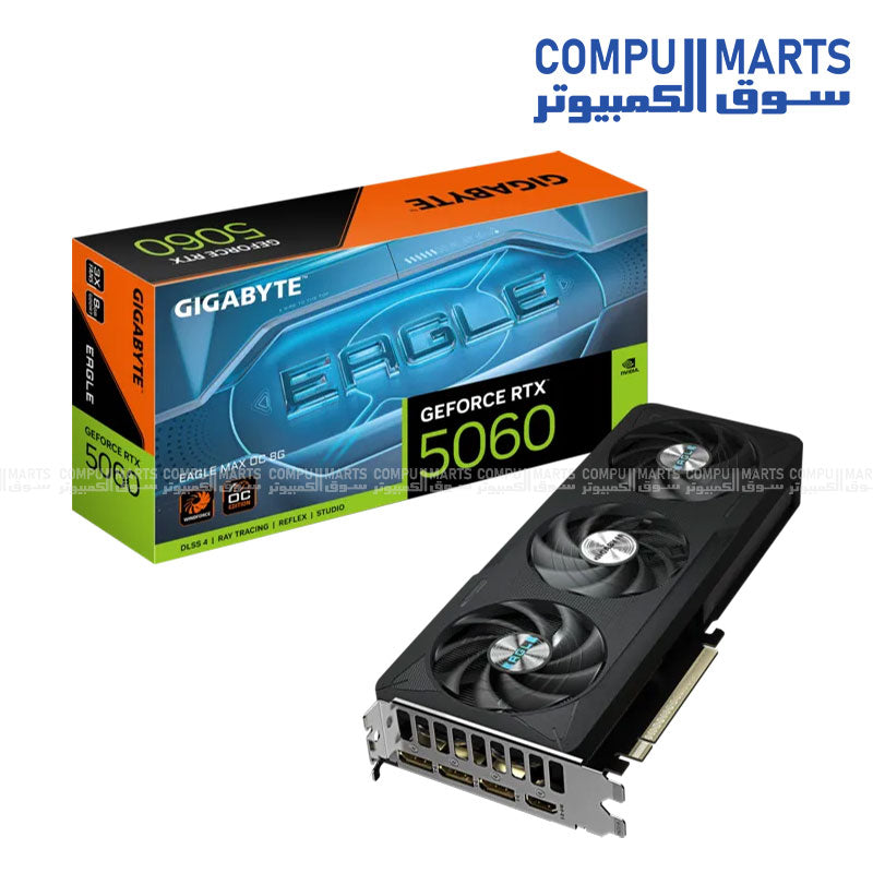 GIGABYTE GeForce RTX 5060 EAGLE MAX OC 8GB – GDDR7, Dual‑Fan PCIe 5.0 Graphics Card
