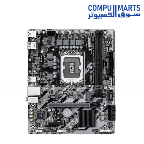 GIGABYTE H810M-K Micro ATX motherboard with LGA1851, DDR5 memory support and PCIe 4.0 available in Egypt.