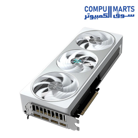 GIGABYTE – Graphics Card – GV-N507TAERO-OC-16GD – RTX 5070 Ti AERO OC 16GB – White Triple-Fan Design

