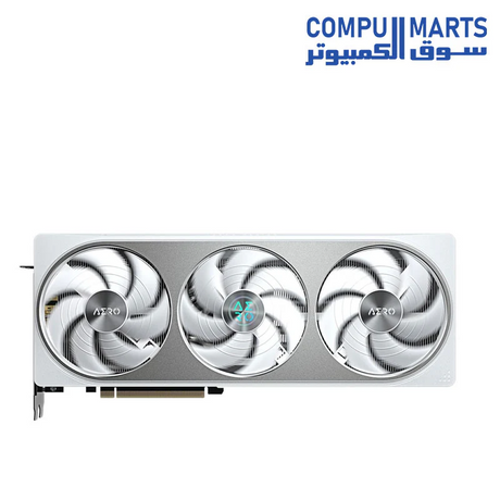 GIGABYTE – Graphics Card – GV-N507TAERO-OC-16GD – RTX 5070 Ti AERO OC 16GB – White Triple-Fan Design

