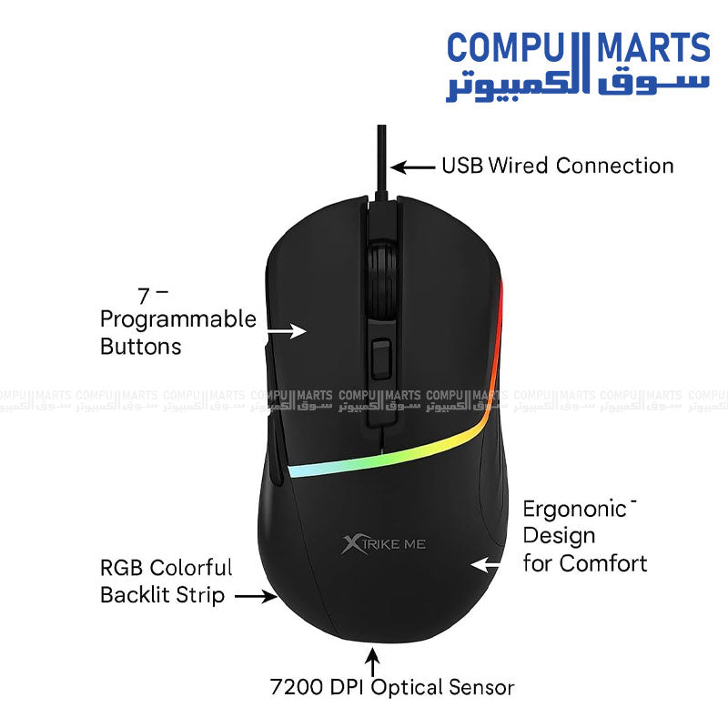 GAMMA M-32 USB Gaming Mouse for PC