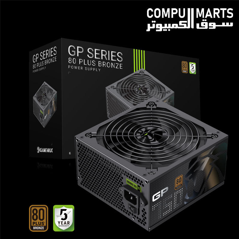 GameMax GP 750B 750W 80 PLUS Bronze power supply