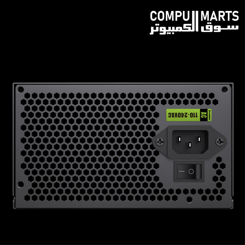 GameMax GP 750B 750W PSU with embossed flat cables