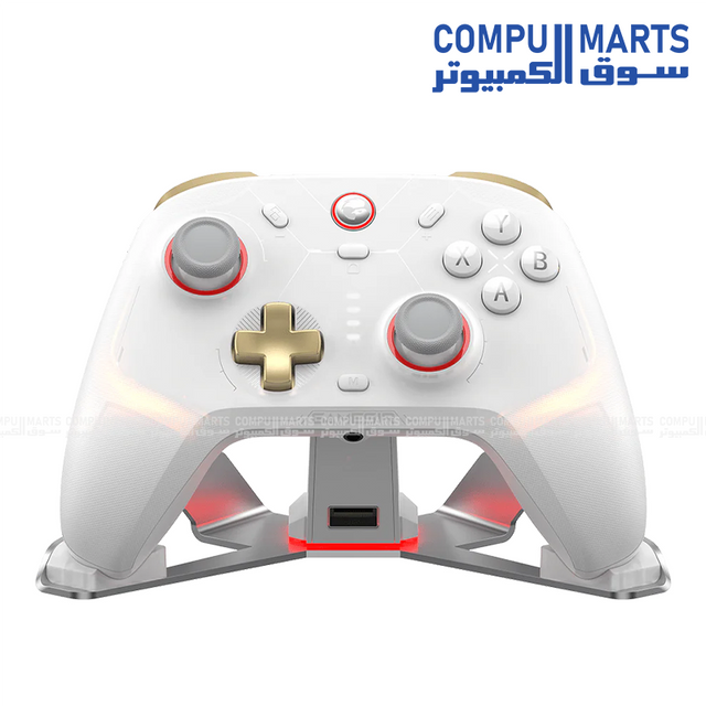 GameSir Cyclone 2 wireless controller Phantom White with 1000Hz polling rate for PC, Switch, Android and iOS in Egypt