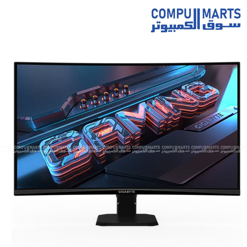 GS27QCA 27 inch curved QHD gaming monitor with 180Hz refresh rate