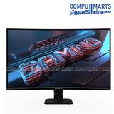 GS27QCA 27 inch curved QHD gaming monitor with 180Hz refresh rate