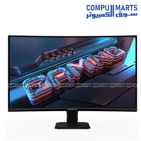 GS27QCA 27 inch curved QHD gaming monitor with 180Hz refresh rate