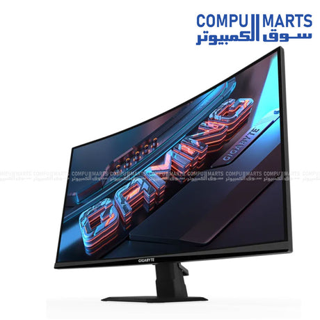 GS27QCA 27 inch curved QHD gaming monitor with 180Hz refresh rate