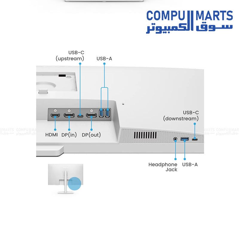 BenQ GW3290QT 31.5 inch 2K QHD IPS Ergonomic Monitor with USB-C and Daisy Chain