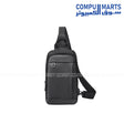 Golden Wolf GXB00124 Black Crossbody Bag