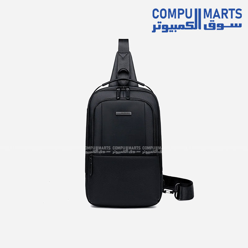 Golden Wolf GXB00725 Crossbody Sling 4L Black