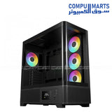 Gamdias ATLAS P2 CG Mid Tower Case
