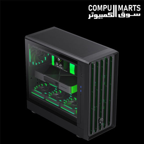 GameMax CLAW 460 BK Mid-Tower PC case with seven expansion slots and a 21mm cable management depth