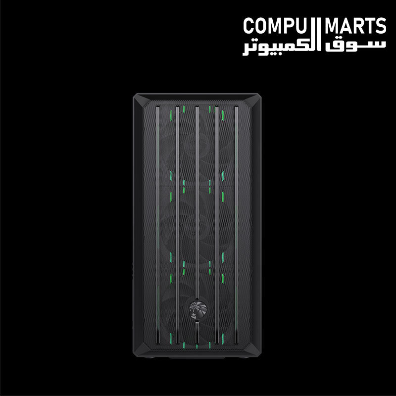 GameMax CLAW 460 BK ATX PC case with USB Type-C Gen 2 and two USB 3.0 ports