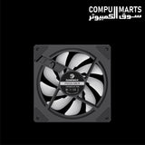 GameMax FN12A-S8I-R 12CM ARGB Black Fan with Hydraulic Bearing