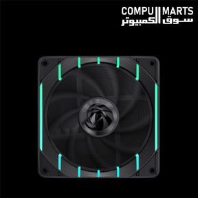 GameMax TORNADO T12 ARGB 12CM black ARGB fan with hydraulic bearing