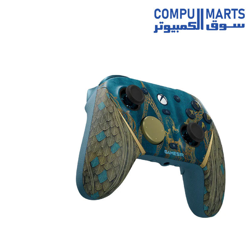 Elite wireless controller compatible with Android and PC platforms.