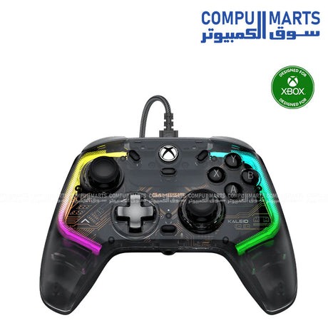 GameSir Kaleid Wired Transparent RGB Gaming Controller for Xbox with Hall Effect sticks and Hall Effect analog triggers