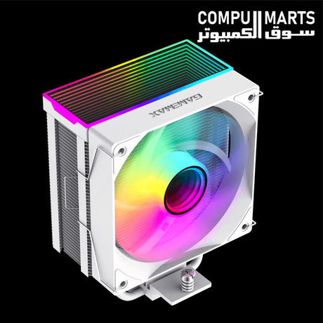 Gamemax Sigma 550 Infinity White air cooler with 5 heat pipes