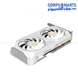 ZOTAC Gaming GeForce RTX 5060 Twin Edge OC White Edition 8GB GDDR6 Graphics Card with IceStorm 2.0 Cooling and DLSS 3 egypt 