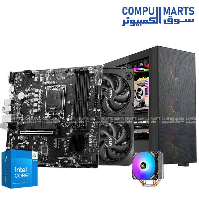 Core i5-14400F + RTX 5060 – Gaming PC – CompuMarts – 16GB DDR5 500GB NVMe build