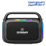 GAMMA GT-719 RGB Portable Bluetooth Speaker 1.0 Black