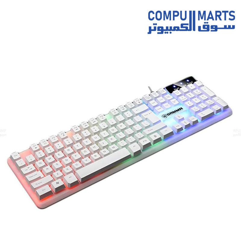 Gamma K-510 104 Keys Wired Gaming Keyboard with English and Arabic Layout