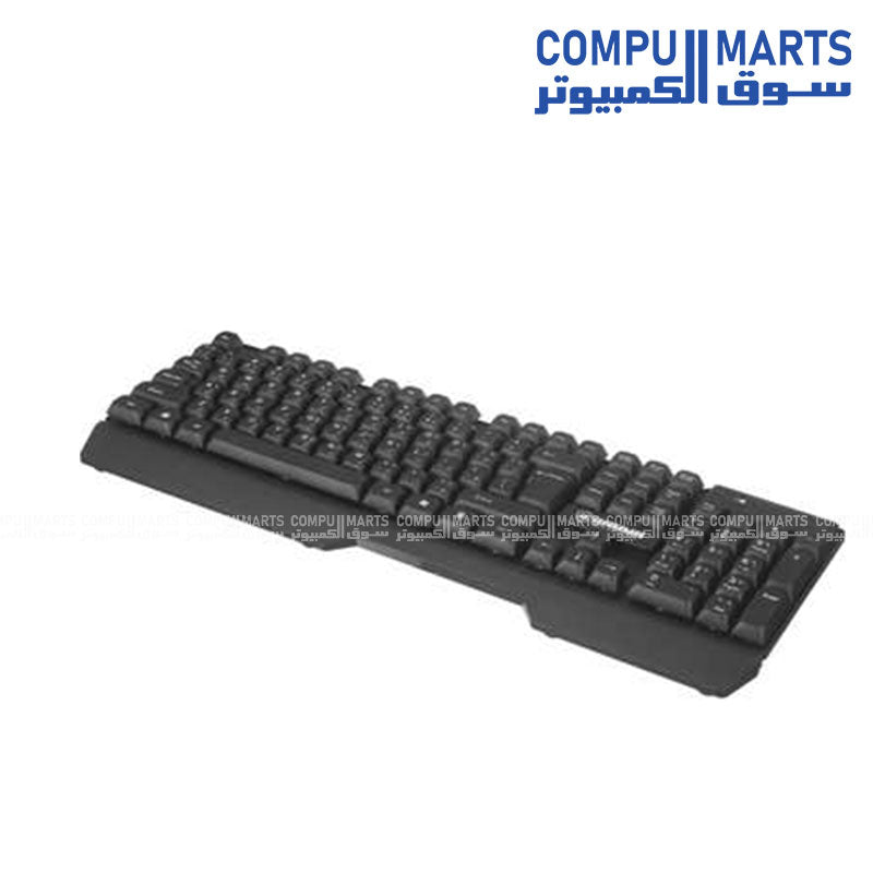 Gamma K-525 Full-Size Wireless Keyboard with Multimedia Keys