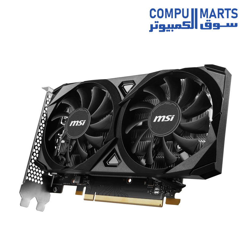 MSI GeForce RTX™ 3050 VENTUS 2X E 6G OC Видеокарта MSI PCI-Ex GeForce RTX 3050 Ventus 2X OC 6GB GDDR6