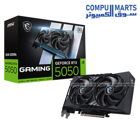 MSI GeForce RTX 5050 GAMING OC – Graphics Card – MSI – 8GB GDDR6 PCIe Gen5 Gaming GPU