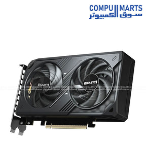 "GIGABYTE GeForce RTX 5060 WINDFORCE MAX OC 8G graphics card with advanced WINDFORCE cooling system, 8GB GDDR7 memory, and DisplayPort HDMI outputs – Egypt"