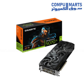 GIGABYTE – Graphics Card – GV-N507TWF3OC-16GD – RTX 5070 Ti WINDFORCE OC 16GB – Triple Fan GPU – Gaming Performance – Egypt

