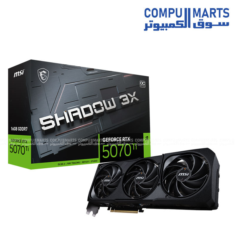 GPU MSI RTX 5070 TI 16G SHADOW 3X OC