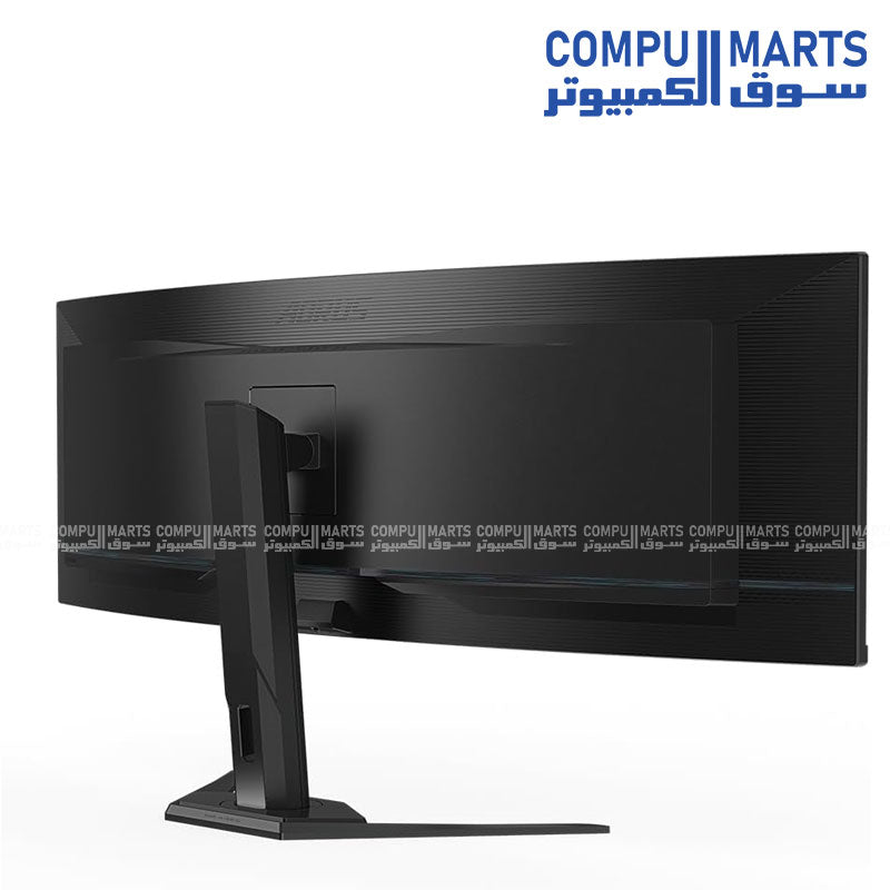 Gigabyte- AORUS- CO49DQ -49-inch -QD-OLED -Ultra-Wide -Curved Gaming -Monitor, 5120x1440 -DQHD, 144Hz, 0.03ms, HDR Display