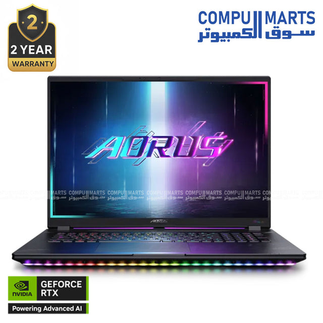Gigabyte AORUS MASTER 18 BZH Gaming Laptop with Intel Core Ultra 9 275HX, RTX 5090 24GB, 64GB RAM, 2TB SSD, and 18-inch WQXGA Mini-LED 240Hz Display – Windows 11 Pro
