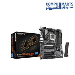 Gigabyte B760 DS3H WIFI6E DDR5 motherboard Gigabyte B760 DS3H WIFI6E DDR5 motherboard in Egypt for LGA1700 Intel B760 Express Chipset platform