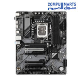 Intel LGA1700 motherboard WiFi 6E AX210 support with DDR5 memory compatibility and ATX form factor available at Compumarts