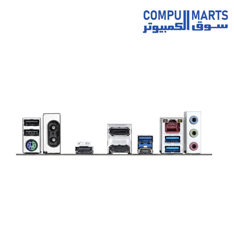 Rear panel interface featuring USB Type-C 3.2 Gen 2x2 and DisplayPort