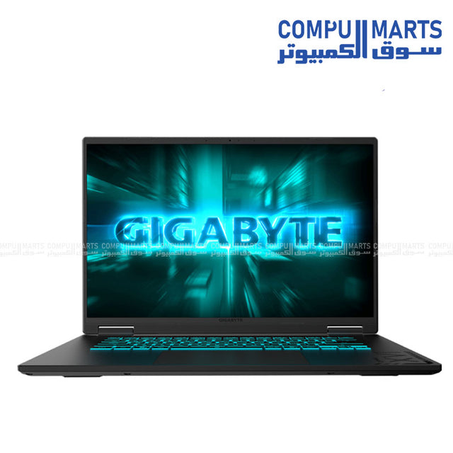 Gigabyte Gaming A16 CTH Intel Core i7-13620H 16GB DDR5 512GB NVMe Gen4 SSD RTX 5050 8GB gaming laptop with 16 inch WUXGA 165Hz IPS display available in Egypt