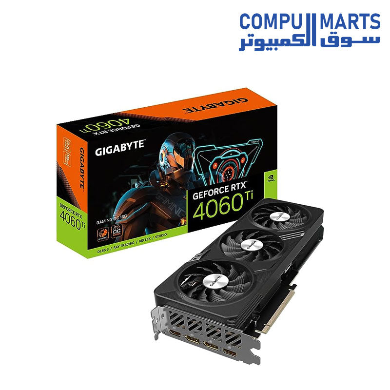 Gigabyte GeForce RTX 4060 Ti Gaming OC 8G Graphics Card, 3X WINDFORCE ...